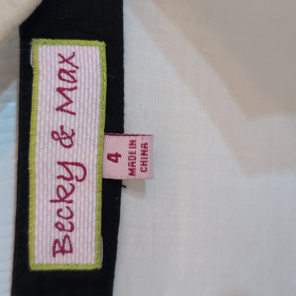 Becky & Max Bohemian Tunic Blouse Size 4 - Picture 5 of 8